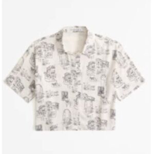Abercrombie & Fitch Linen Blend Shirt